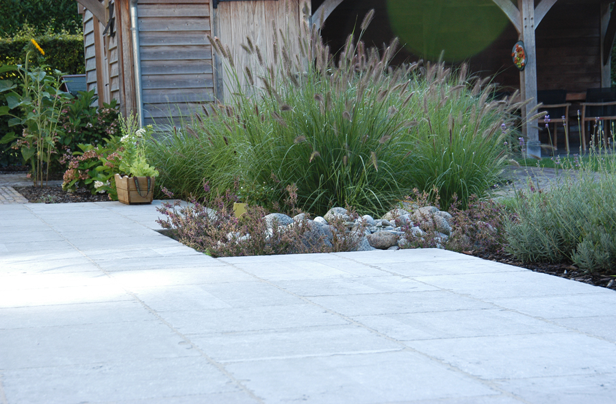 terras aanleggen project
