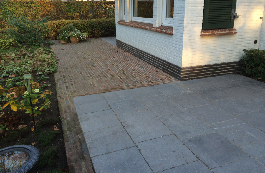 kleiklinkers tegels terras